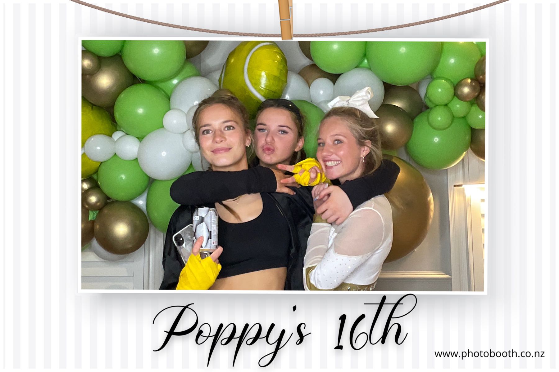 Poppy's 16th | View more photos from the event at gallery.photobooth.co.nz/u/SelfieCentral/Poppys-16th