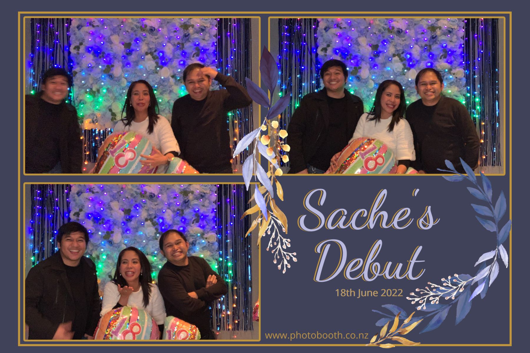 Sache's Debut | View more photos from the event at gallery.photobooth.co.nz/u/SelfieCentral/Saches-Debut