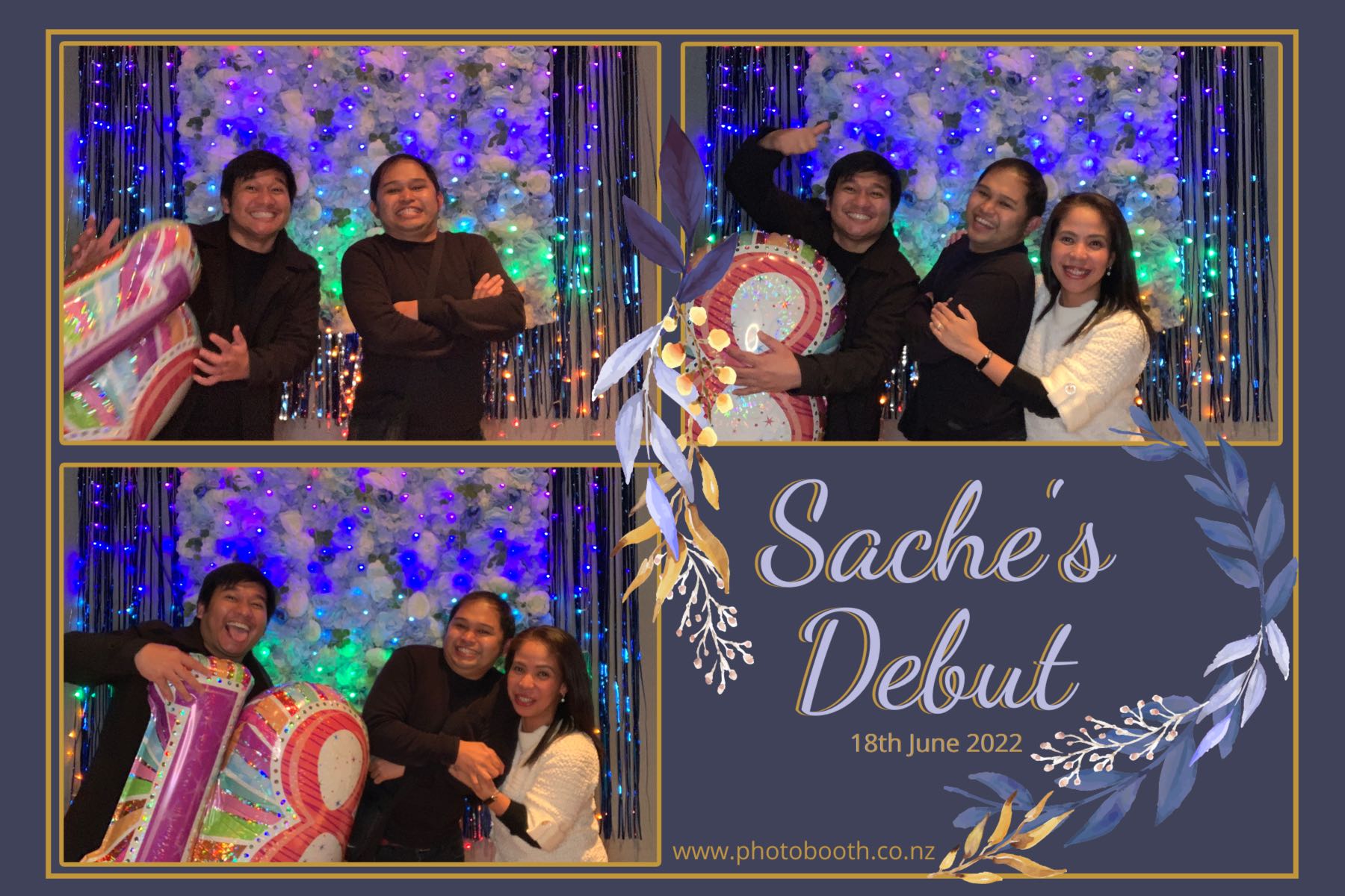 Sache's Debut | View more photos from the event at gallery.photobooth.co.nz/u/SelfieCentral/Saches-Debut