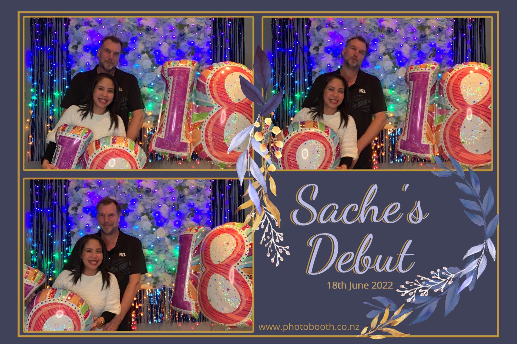 Sache's Debut | View more photos from the event at gallery.photobooth.co.nz/u/SelfieCentral/Saches-Debut