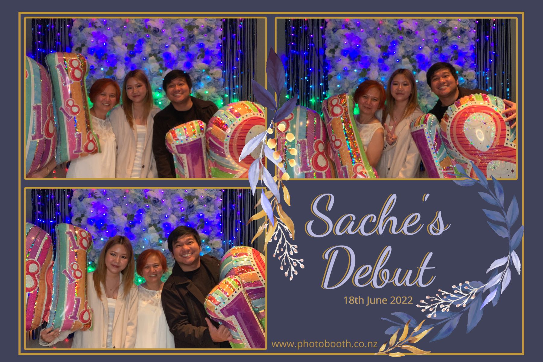 Sache's Debut | View more photos from the event at gallery.photobooth.co.nz/u/SelfieCentral/Saches-Debut