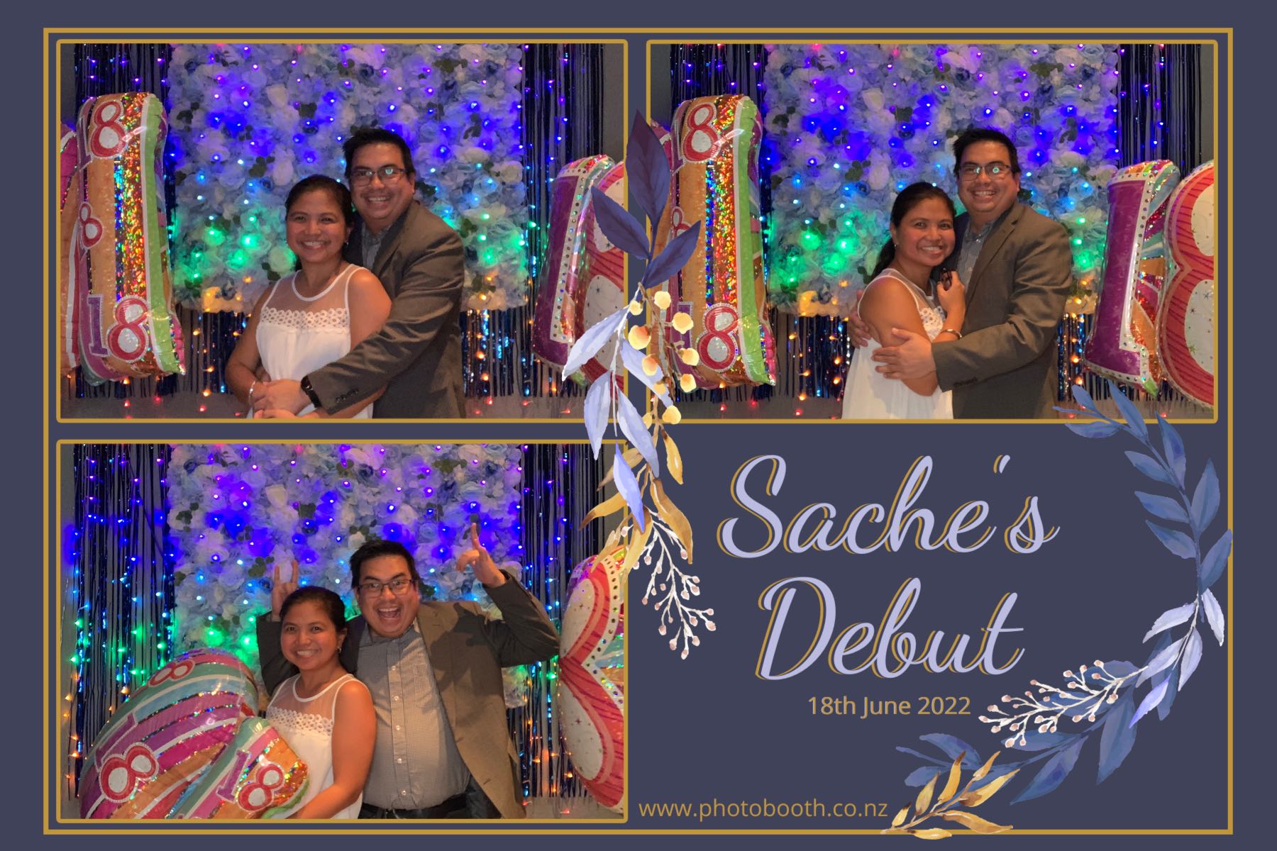 Sache's Debut | View more photos from the event at gallery.photobooth.co.nz/u/SelfieCentral/Saches-Debut