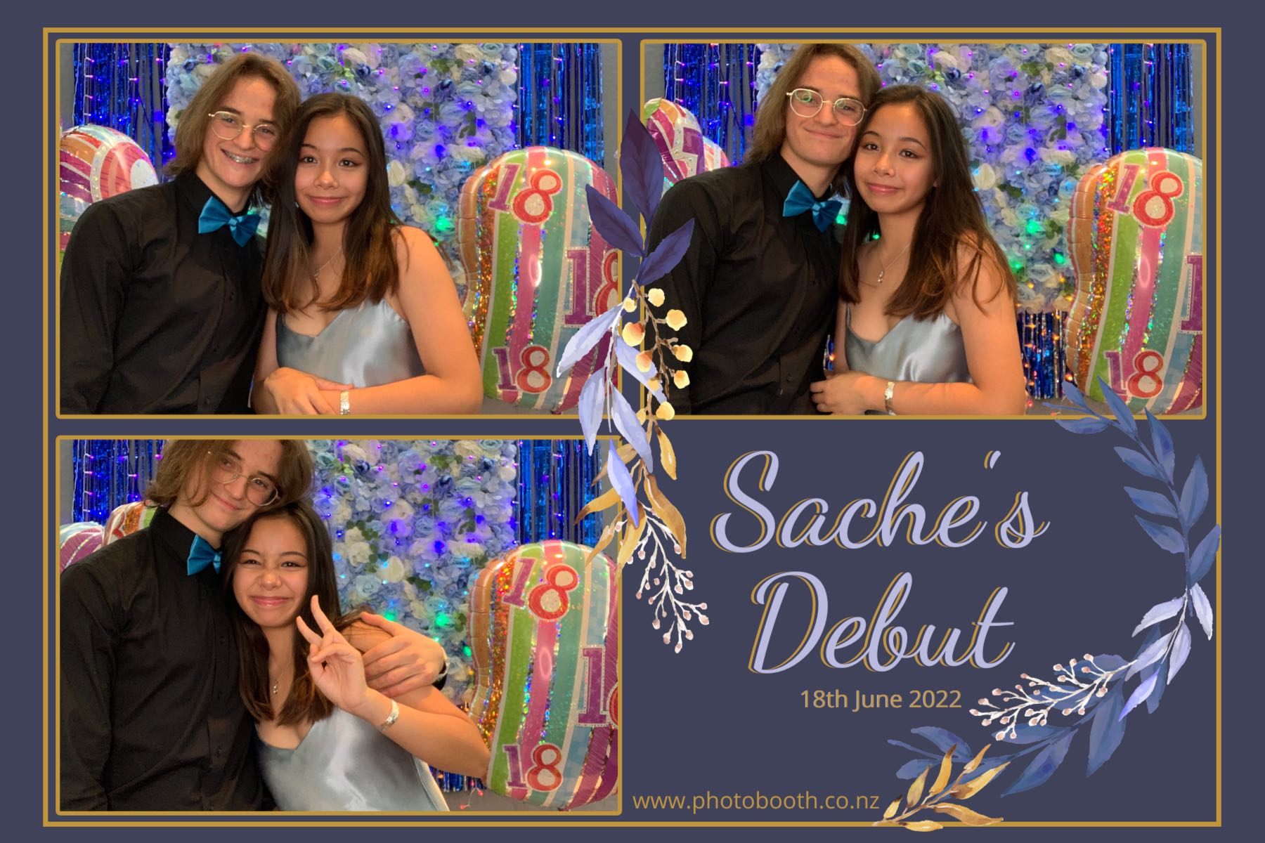 Sache's Debut | View more photos from the event at gallery.photobooth.co.nz/u/SelfieCentral/Saches-Debut