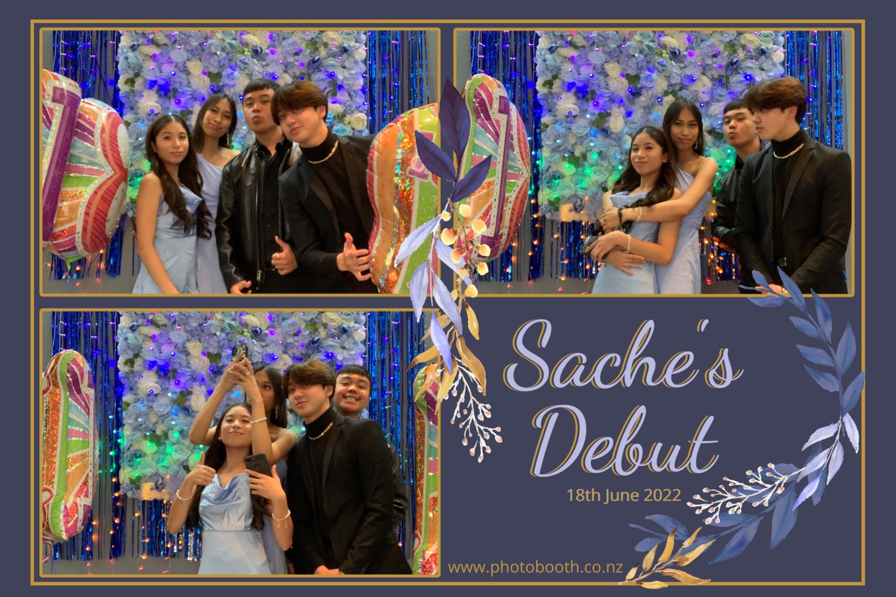 Sache's Debut | View more photos from the event at gallery.photobooth.co.nz/u/SelfieCentral/Saches-Debut