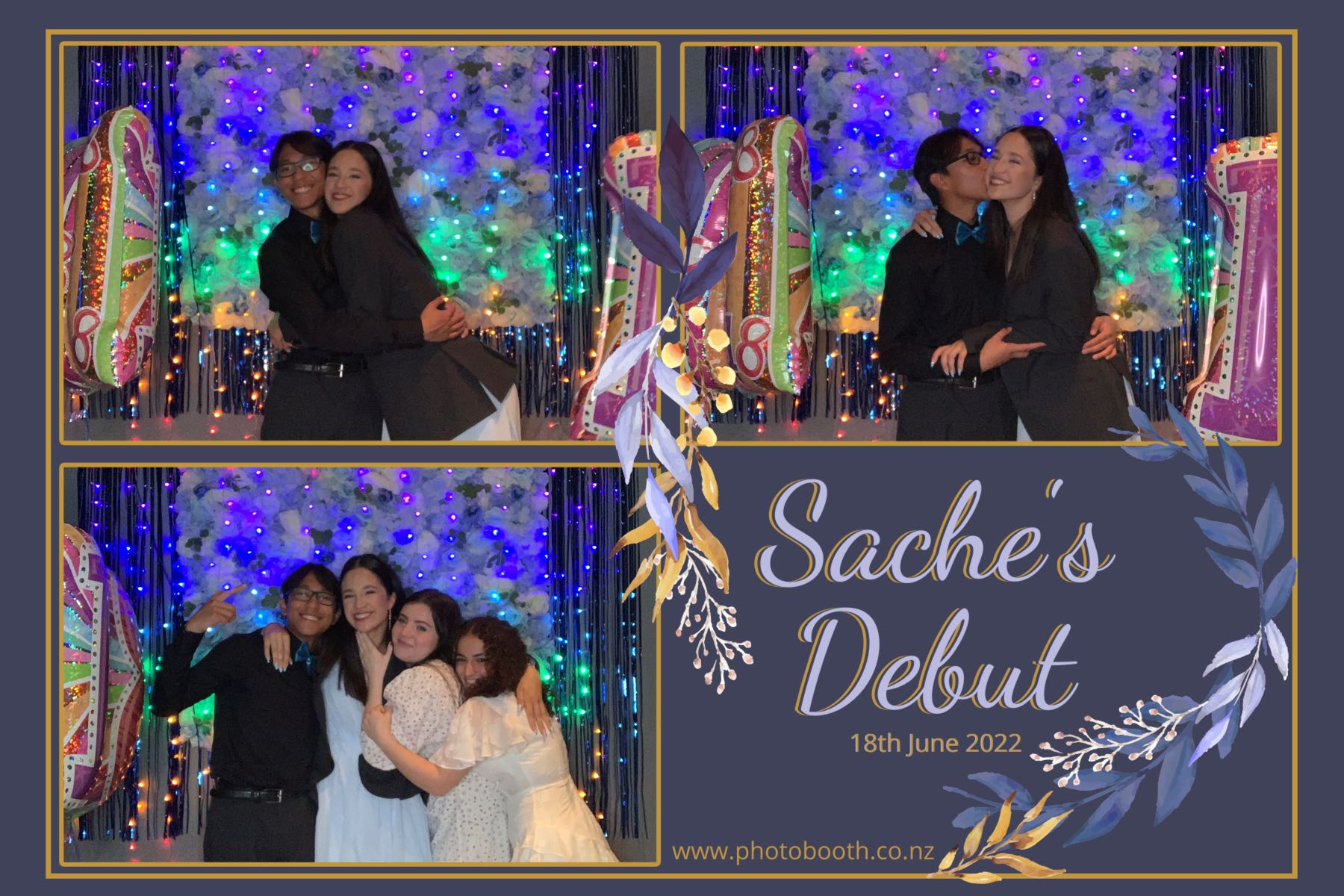 Sache's Debut | View more photos from the event at gallery.photobooth.co.nz/u/SelfieCentral/Saches-Debut