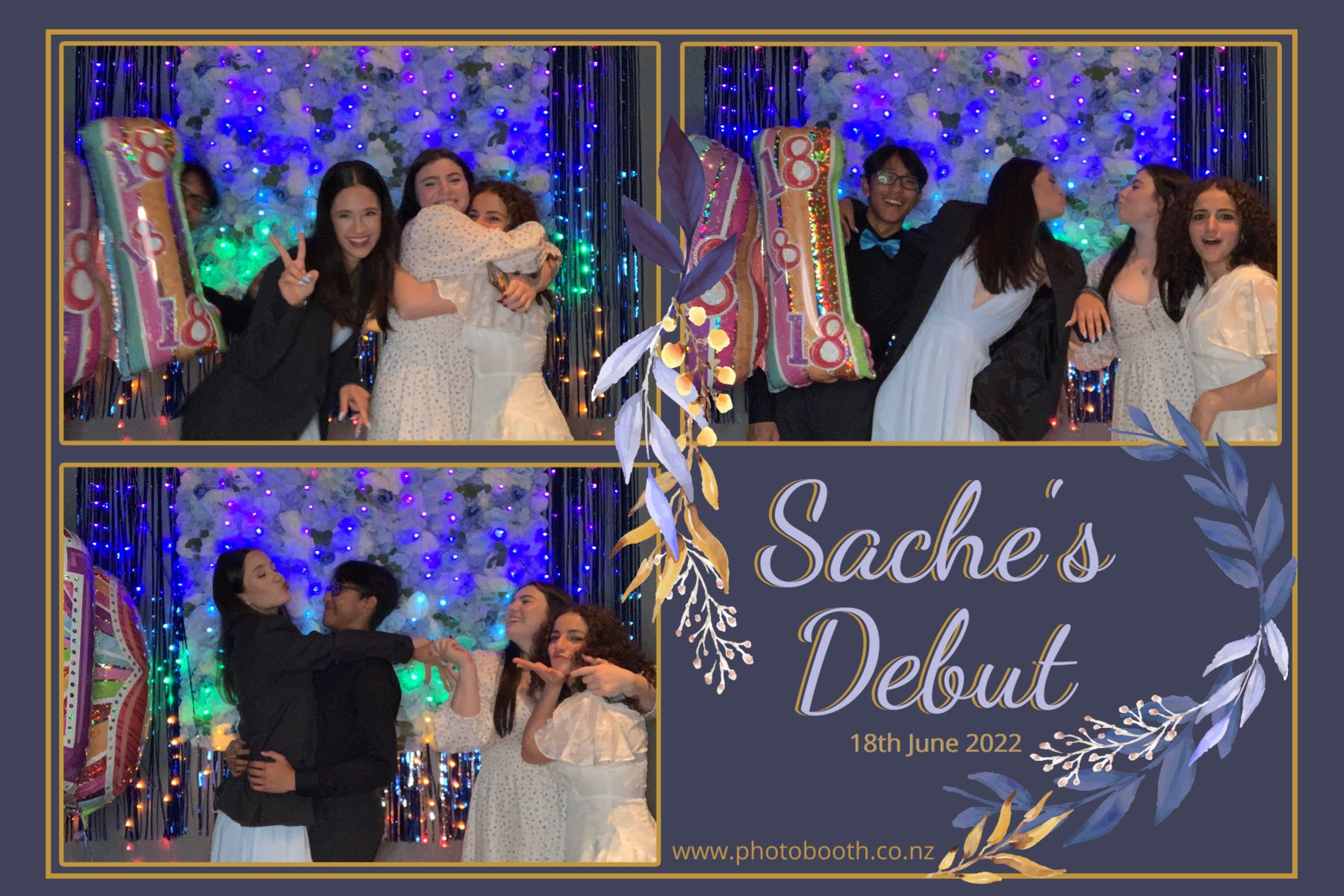 Sache's Debut | View more photos from the event at gallery.photobooth.co.nz/u/SelfieCentral/Saches-Debut
