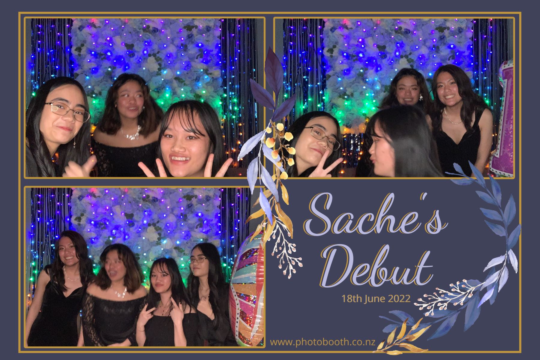 Sache's Debut | View more photos from the event at gallery.photobooth.co.nz/u/SelfieCentral/Saches-Debut