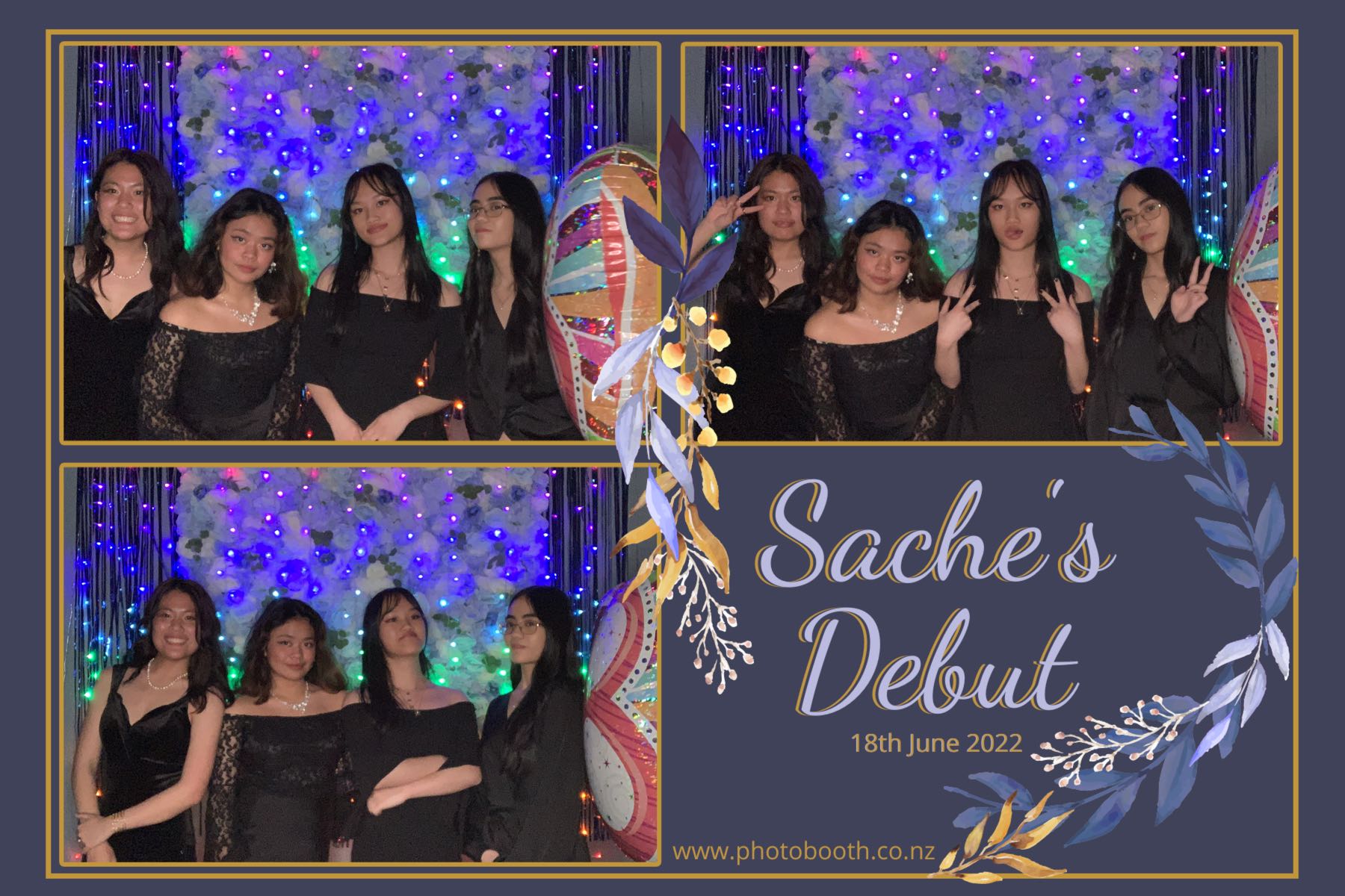 Sache's Debut | View more photos from the event at gallery.photobooth.co.nz/u/SelfieCentral/Saches-Debut