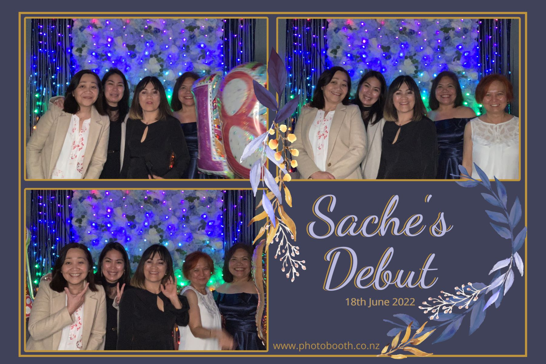 Sache's Debut | View more photos from the event at gallery.photobooth.co.nz/u/SelfieCentral/Saches-Debut