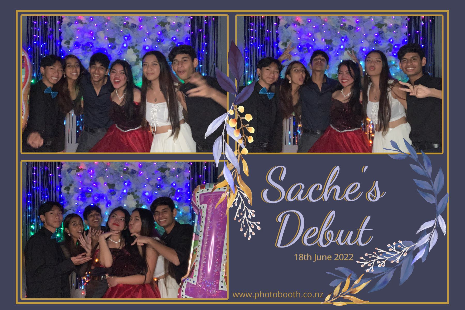 Sache's Debut | View more photos from the event at gallery.photobooth.co.nz/u/SelfieCentral/Saches-Debut