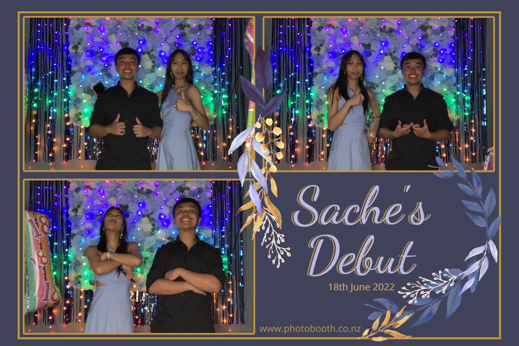 Sache's Debut | View more photos from the event at gallery.photobooth.co.nz/u/SelfieCentral/Saches-Debut