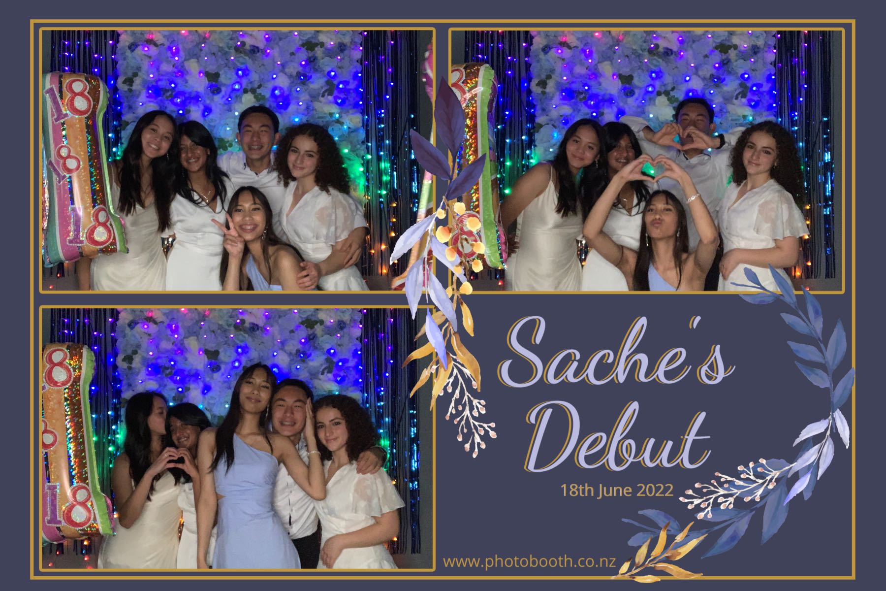 Sache's Debut | View more photos from the event at gallery.photobooth.co.nz/u/SelfieCentral/Saches-Debut