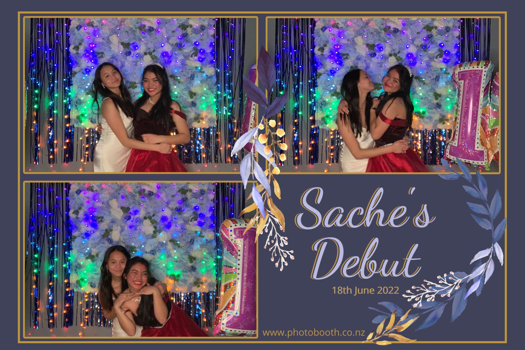 Sache's Debut | View more photos from the event at gallery.photobooth.co.nz/u/SelfieCentral/Saches-Debut