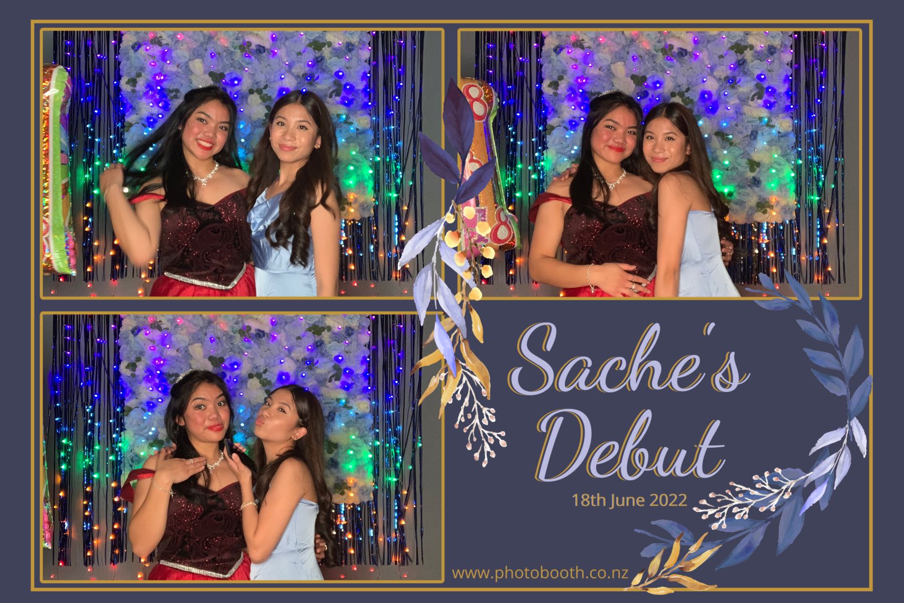 Sache's Debut | View more photos from the event at gallery.photobooth.co.nz/u/SelfieCentral/Saches-Debut