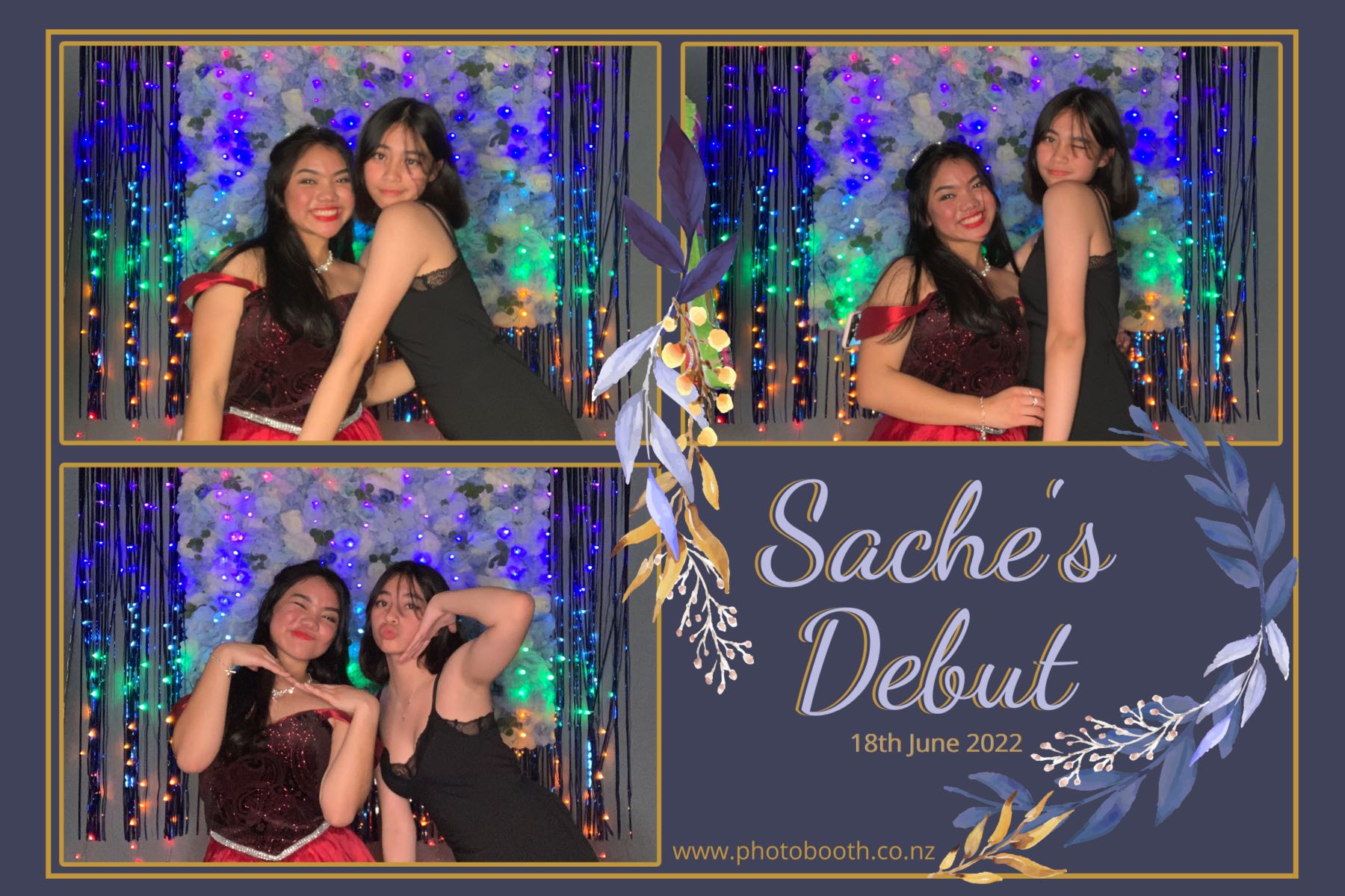 Sache's Debut | View more photos from the event at gallery.photobooth.co.nz/u/SelfieCentral/Saches-Debut