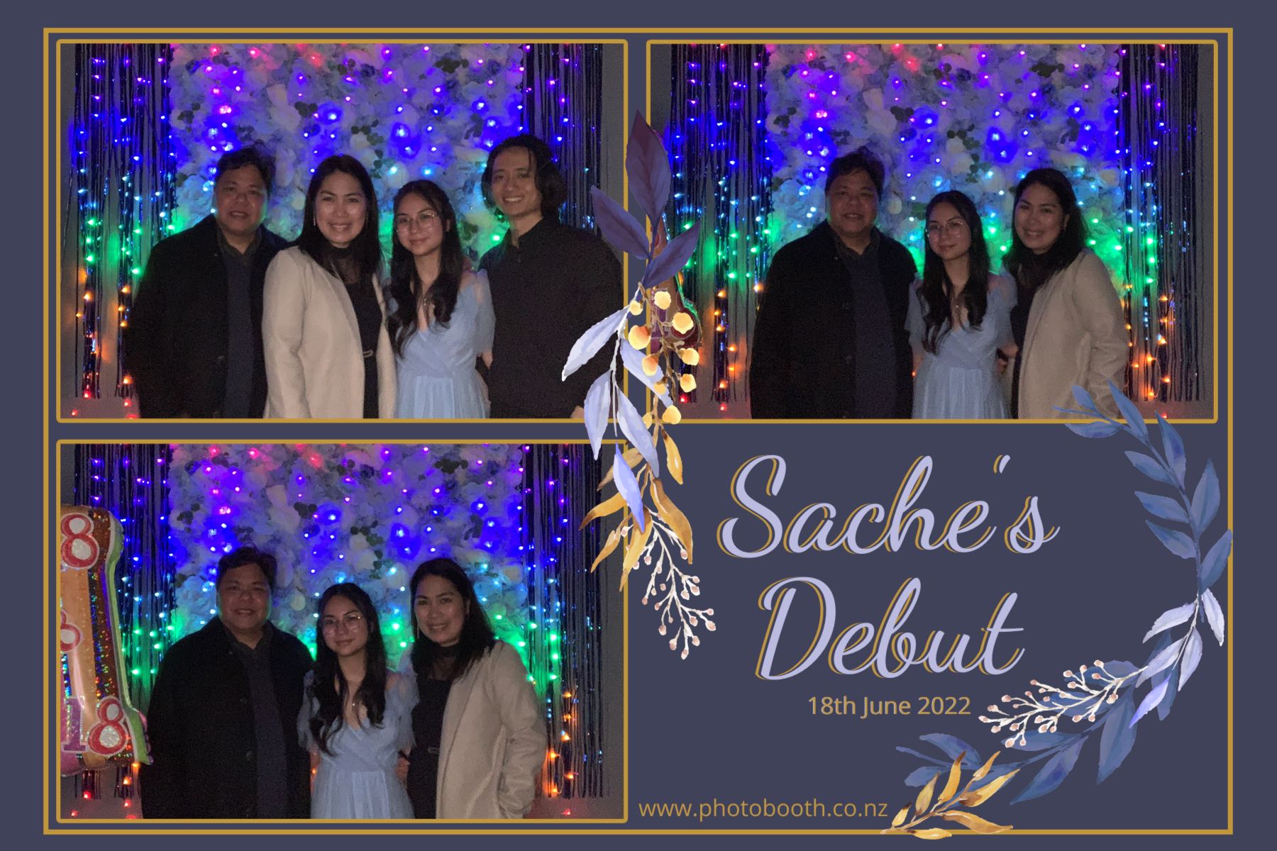 Sache's Debut | View more photos from the event at gallery.photobooth.co.nz/u/SelfieCentral/Saches-Debut