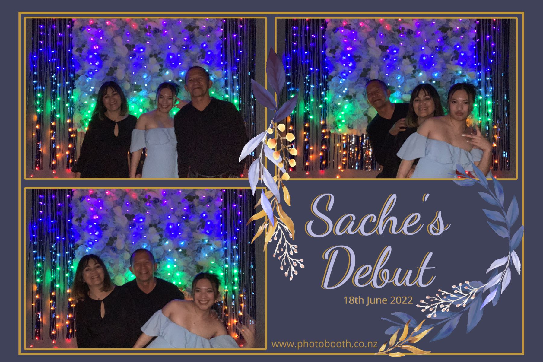 Sache's Debut | View more photos from the event at gallery.photobooth.co.nz/u/SelfieCentral/Saches-Debut