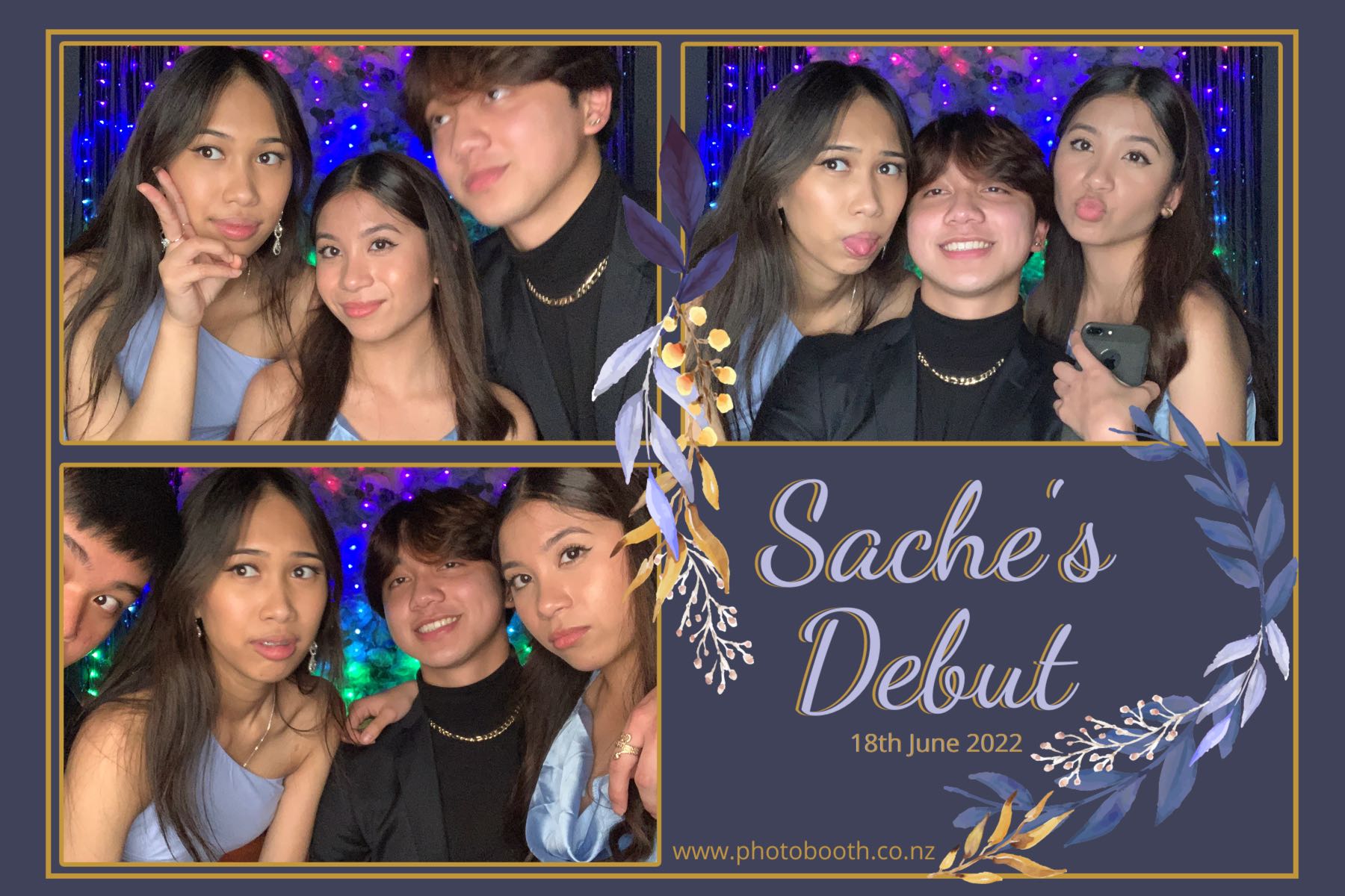 Sache's Debut | View more photos from the event at gallery.photobooth.co.nz/u/SelfieCentral/Saches-Debut
