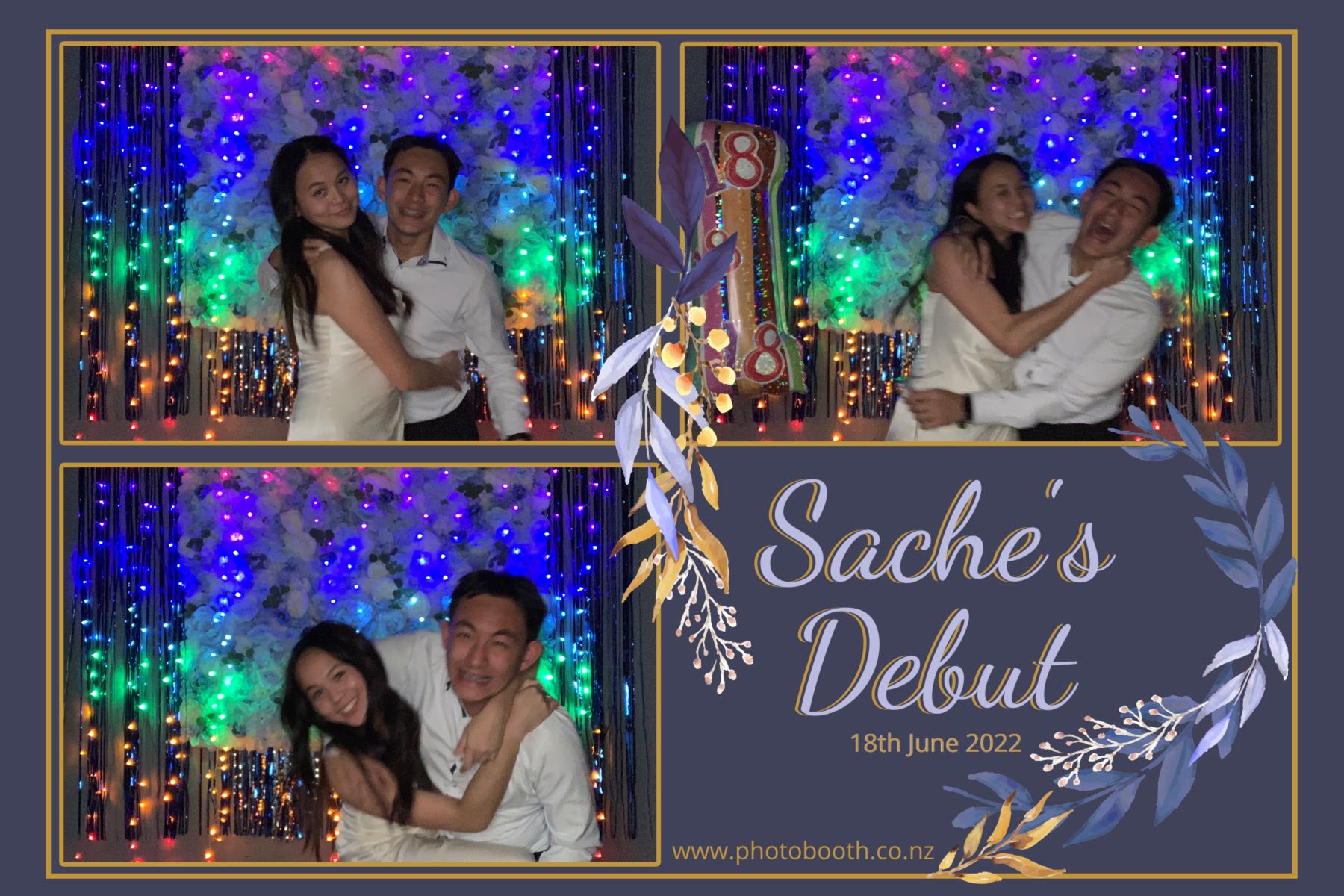 Sache's Debut | View more photos from the event at gallery.photobooth.co.nz/u/SelfieCentral/Saches-Debut
