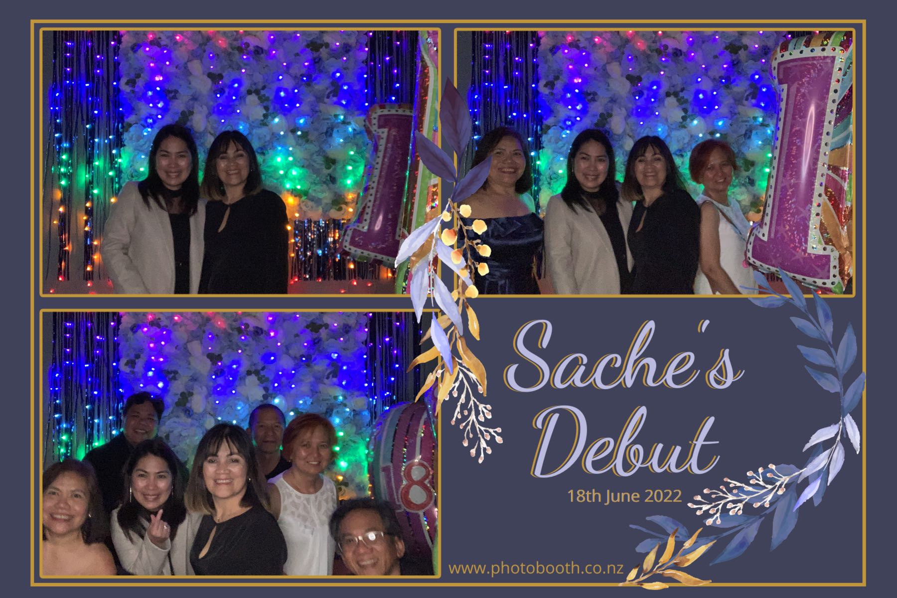 Sache's Debut | View more photos from the event at gallery.photobooth.co.nz/u/SelfieCentral/Saches-Debut