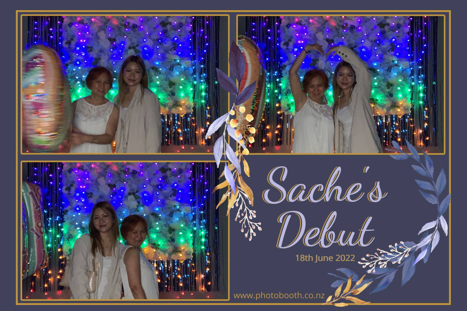 Sache's Debut | View more photos from the event at gallery.photobooth.co.nz/u/SelfieCentral/Saches-Debut