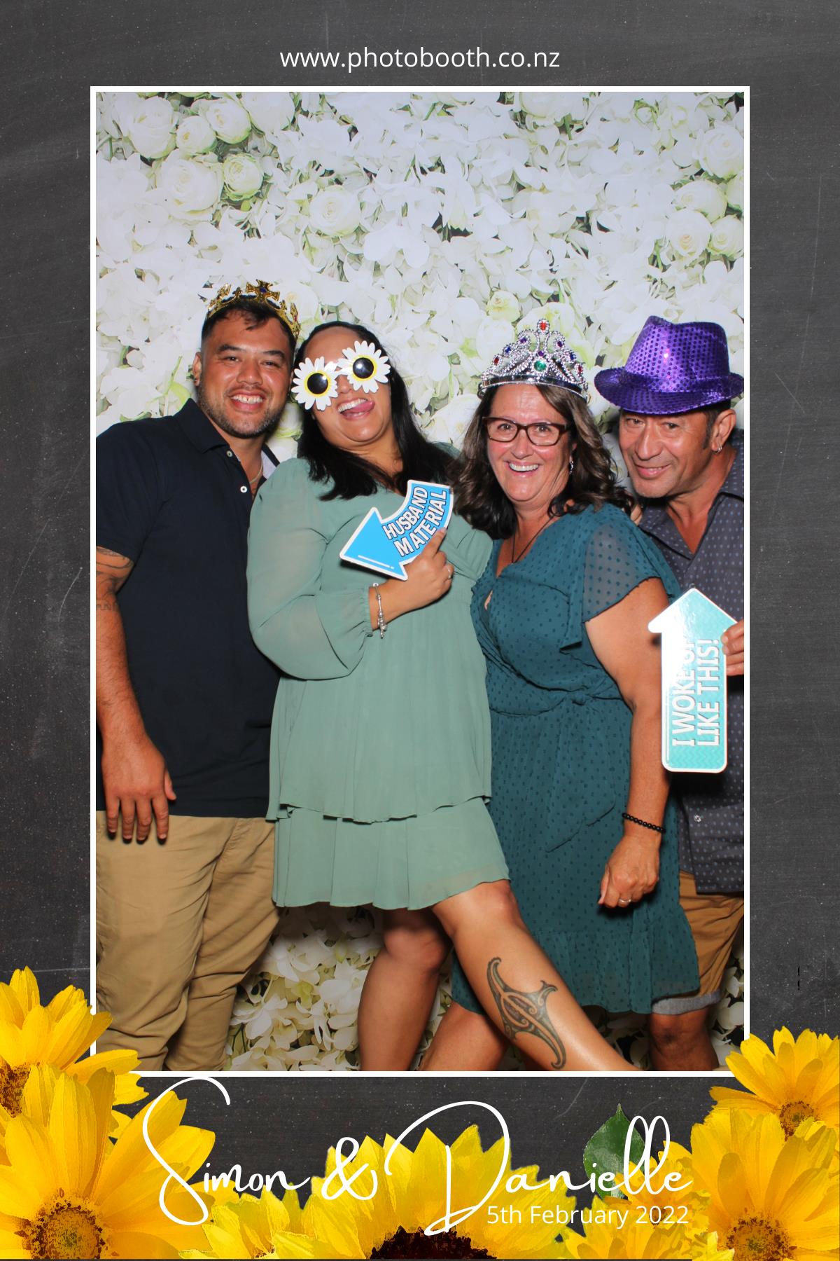 Simon & Danielle's Wedding | View more photos from the event at gallery.photobooth.co.nz/u/SelfieCentral/Simon-Danielles-Wedding