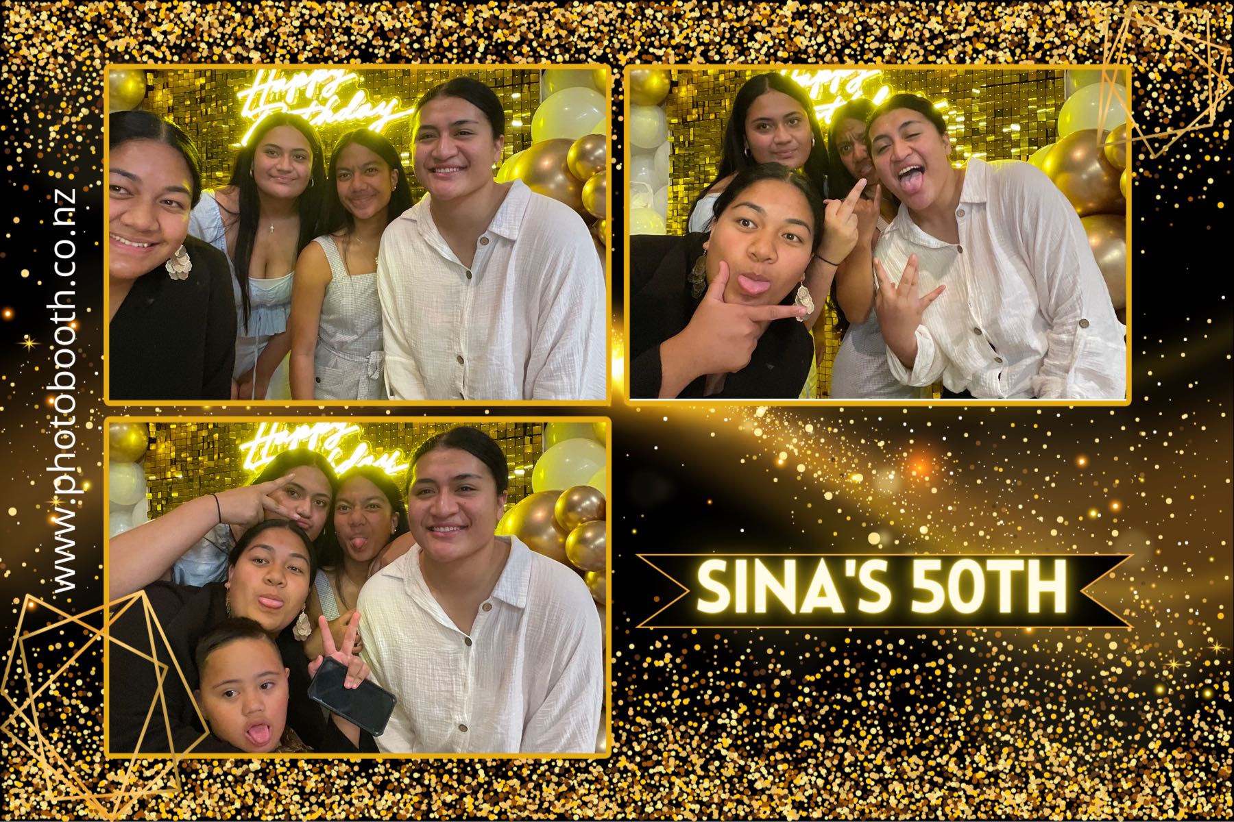 Sina's 50th | View more photos from the event at gallery.photobooth.co.nz/u/SelfieCentral/Sinas-50th
