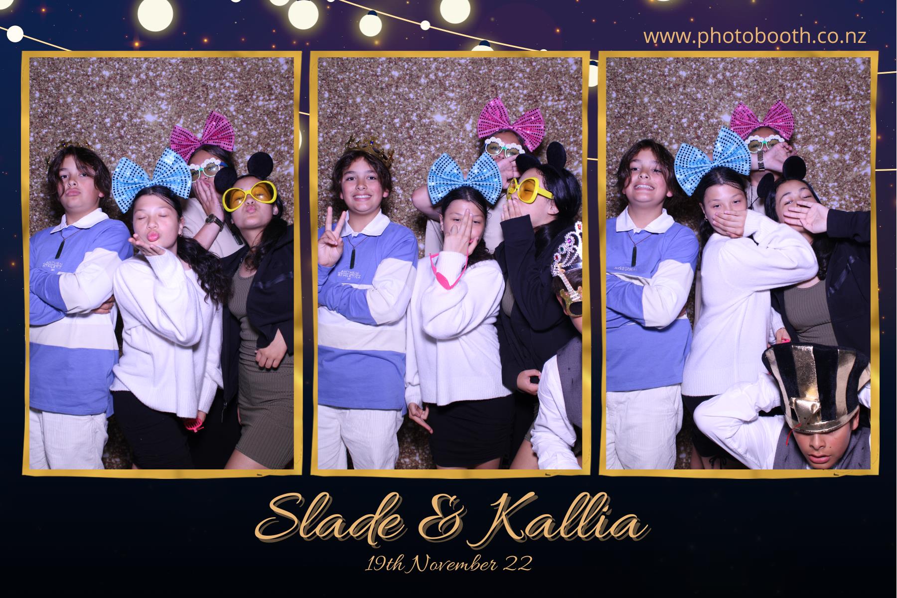 Slade & Kallia's Wedding  | View more photos from the event at gallery.photobooth.co.nz/u/SelfieCentral/Slade-Kallias-Wedding