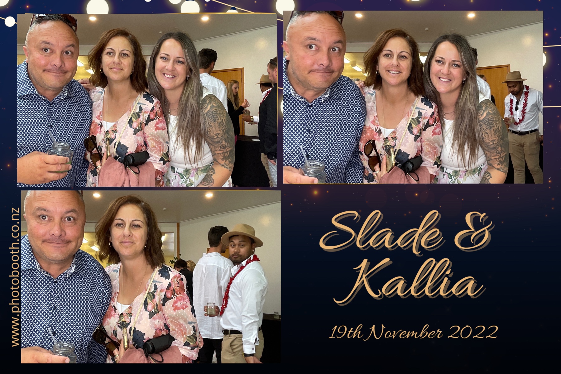 Slade & Kallia's Wedding  | View more photos from the event at gallery.photobooth.co.nz/u/SelfieCentral/Slade-Kallias-Wedding
