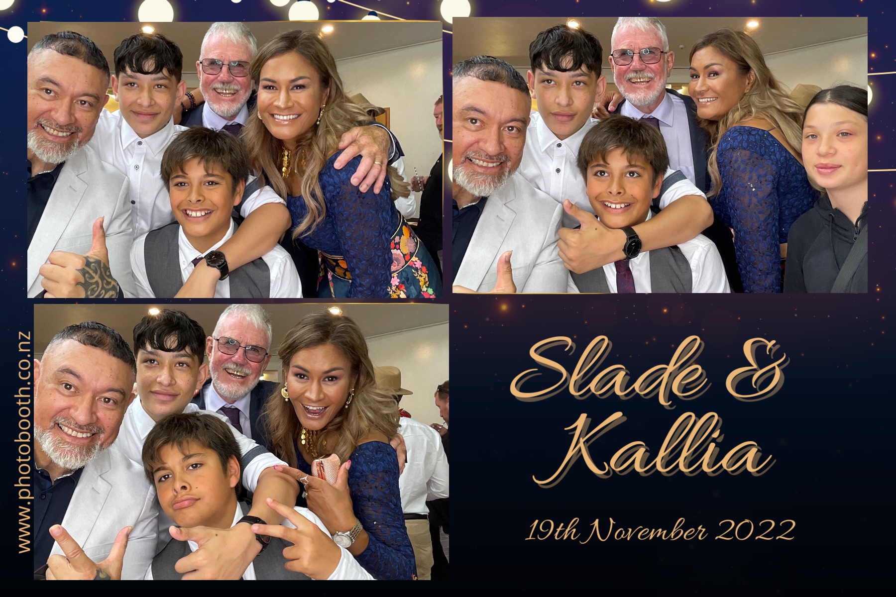Slade & Kallia's Wedding  | View more photos from the event at gallery.photobooth.co.nz/u/SelfieCentral/Slade-Kallias-Wedding