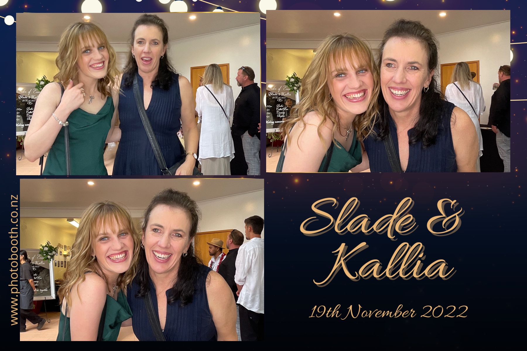 Slade & Kallia's Wedding  | View more photos from the event at gallery.photobooth.co.nz/u/SelfieCentral/Slade-Kallias-Wedding
