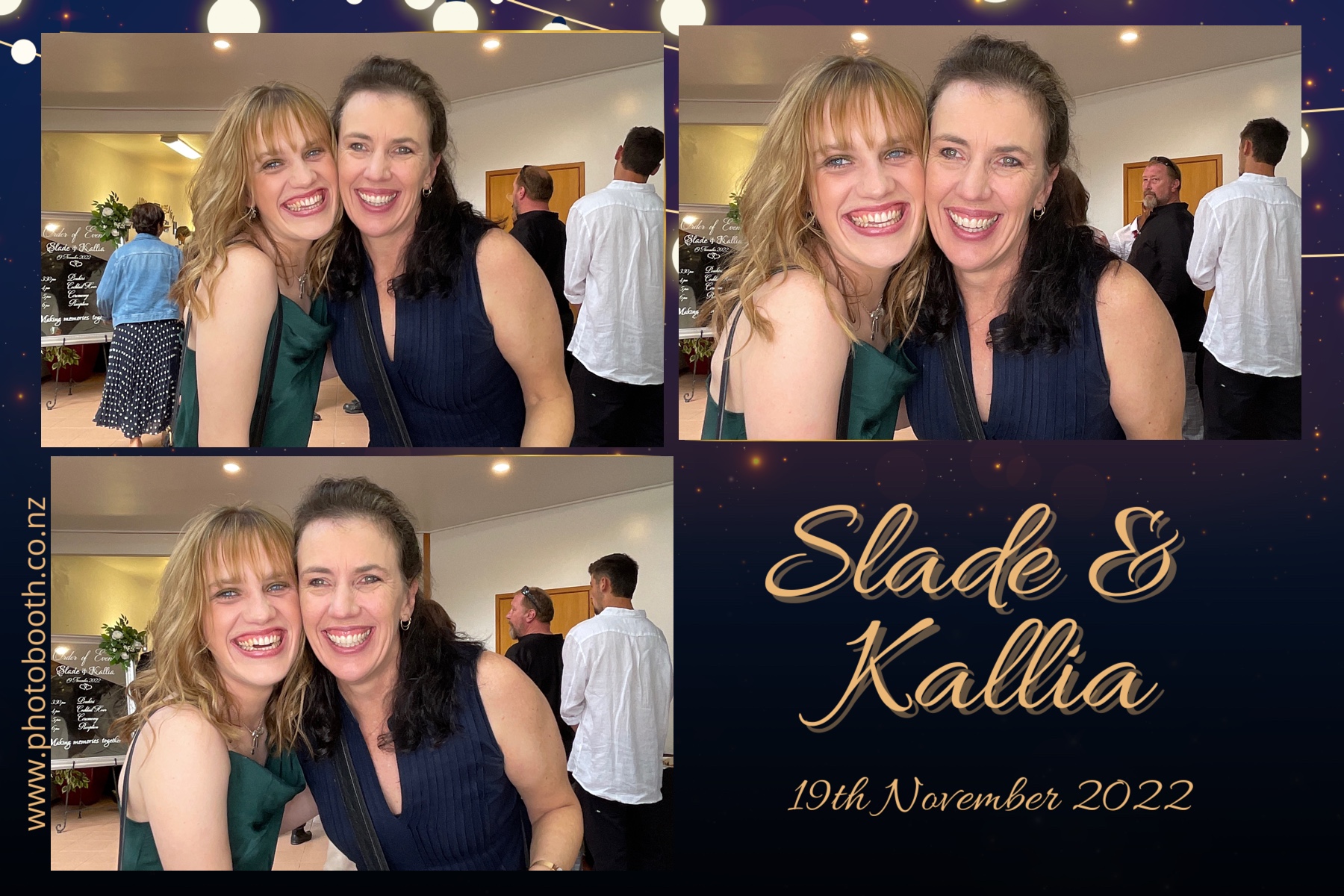 Slade & Kallia's Wedding  | View more photos from the event at gallery.photobooth.co.nz/u/SelfieCentral/Slade-Kallias-Wedding