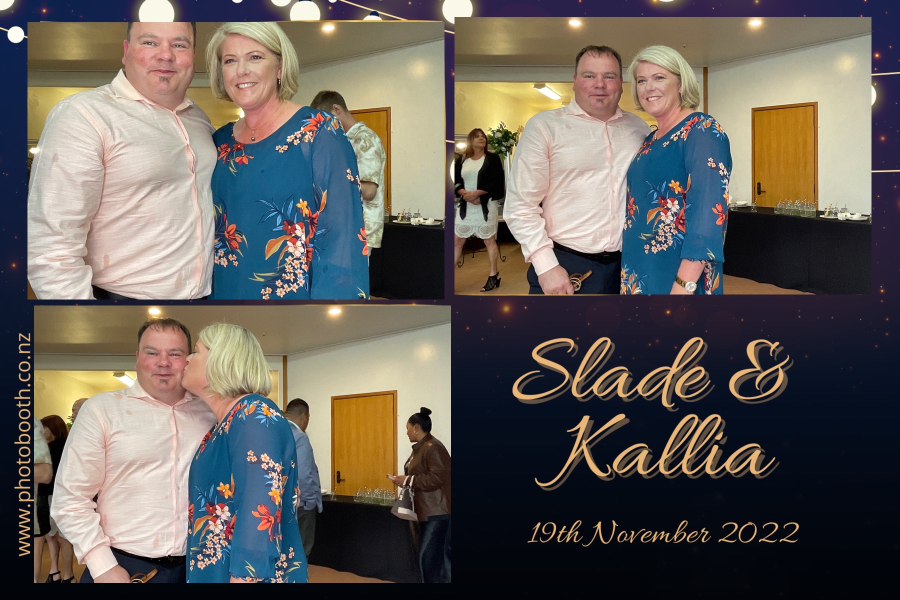 Slade & Kallia's Wedding  | View more photos from the event at gallery.photobooth.co.nz/u/SelfieCentral/Slade-Kallias-Wedding