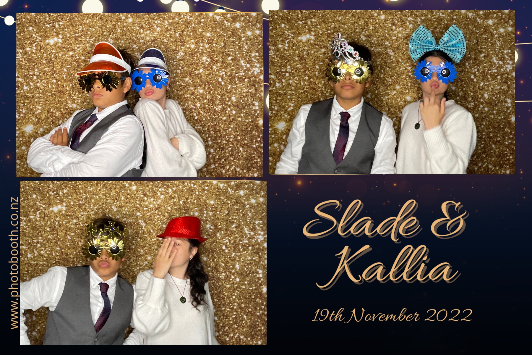 Slade & Kallia's Wedding  | View more photos from the event at gallery.photobooth.co.nz/u/SelfieCentral/Slade-Kallias-Wedding