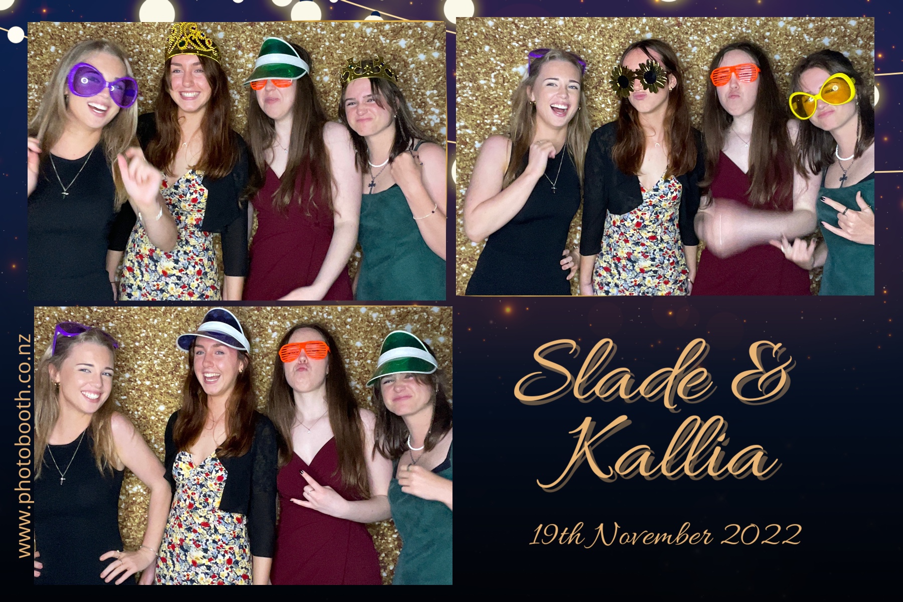 Slade & Kallia's Wedding  | View more photos from the event at gallery.photobooth.co.nz/u/SelfieCentral/Slade-Kallias-Wedding