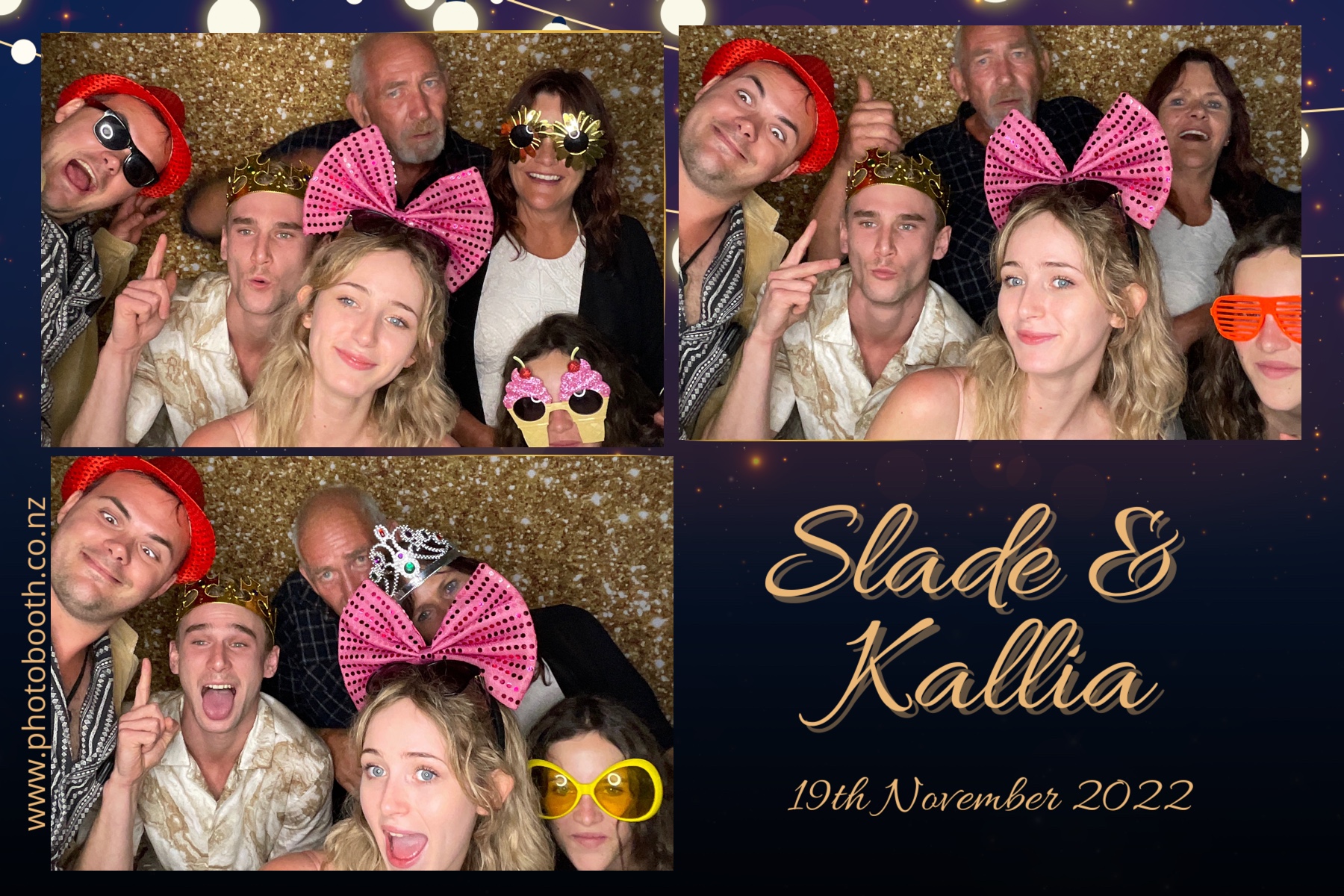 Slade & Kallia's Wedding  | View more photos from the event at gallery.photobooth.co.nz/u/SelfieCentral/Slade-Kallias-Wedding