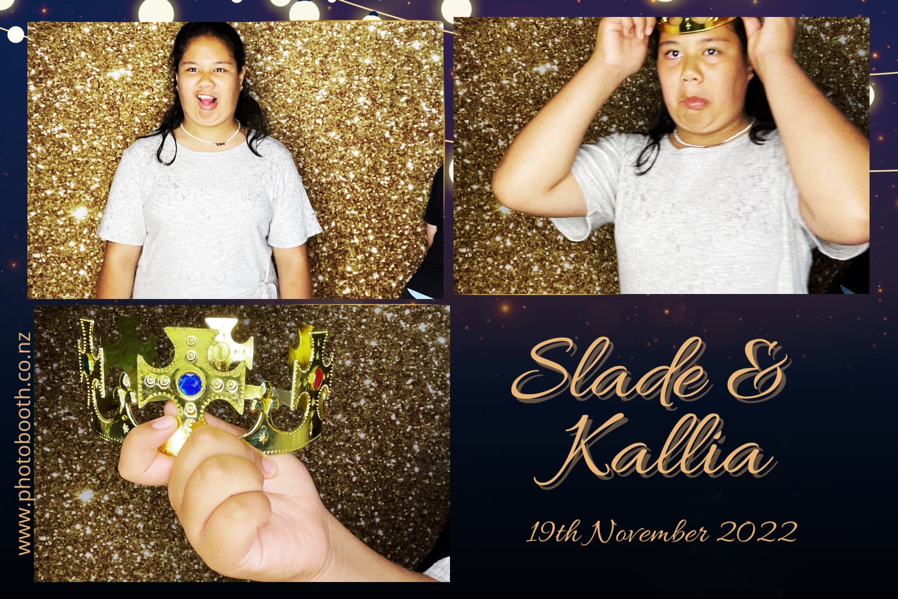 Slade & Kallia's Wedding  | View more photos from the event at gallery.photobooth.co.nz/u/SelfieCentral/Slade-Kallias-Wedding