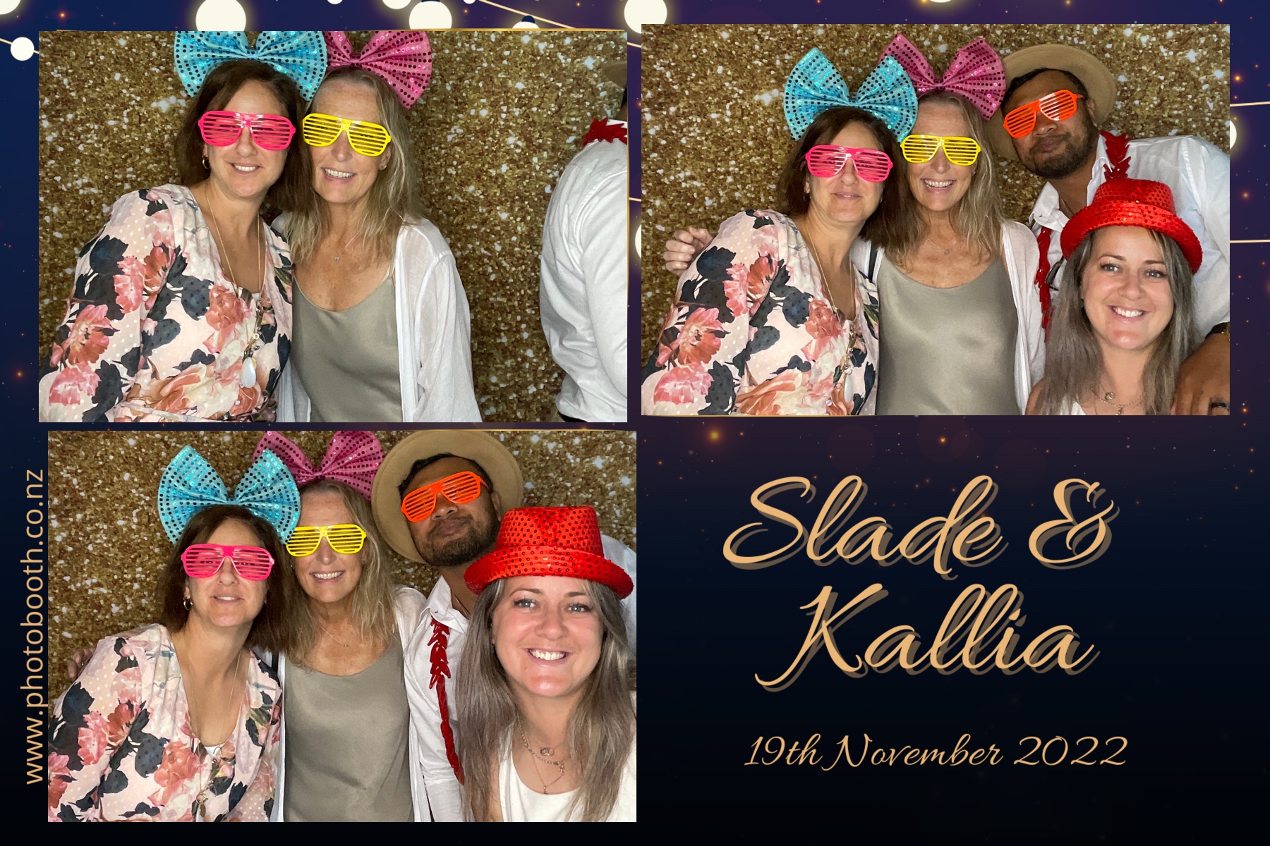 Slade & Kallia's Wedding  | View more photos from the event at gallery.photobooth.co.nz/u/SelfieCentral/Slade-Kallias-Wedding