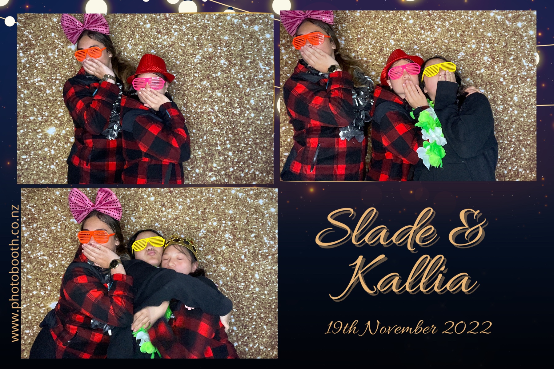 Slade & Kallia's Wedding  | View more photos from the event at gallery.photobooth.co.nz/u/SelfieCentral/Slade-Kallias-Wedding