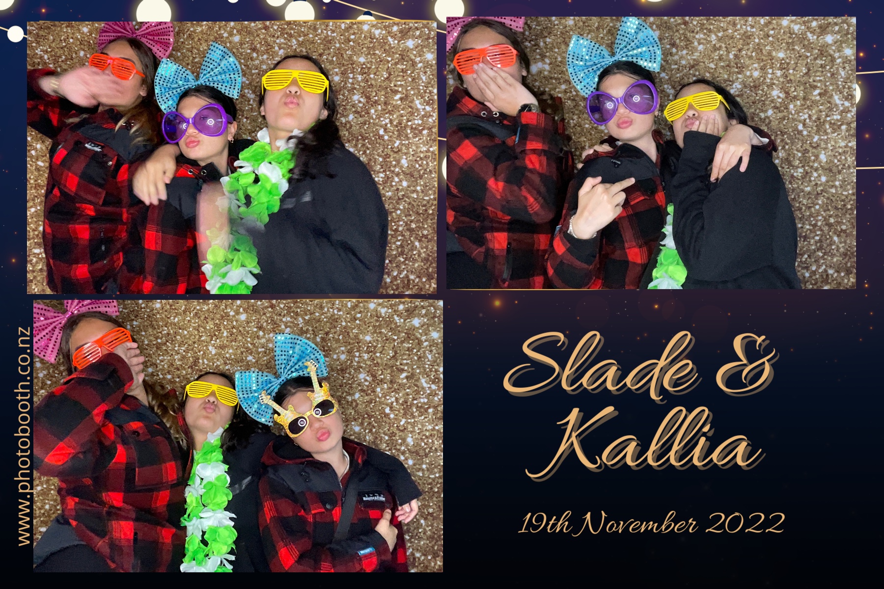 Slade & Kallia's Wedding  | View more photos from the event at gallery.photobooth.co.nz/u/SelfieCentral/Slade-Kallias-Wedding