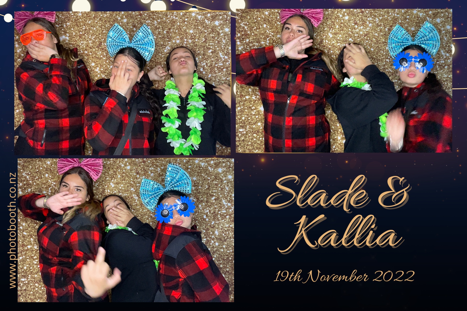 Slade & Kallia's Wedding  | View more photos from the event at gallery.photobooth.co.nz/u/SelfieCentral/Slade-Kallias-Wedding