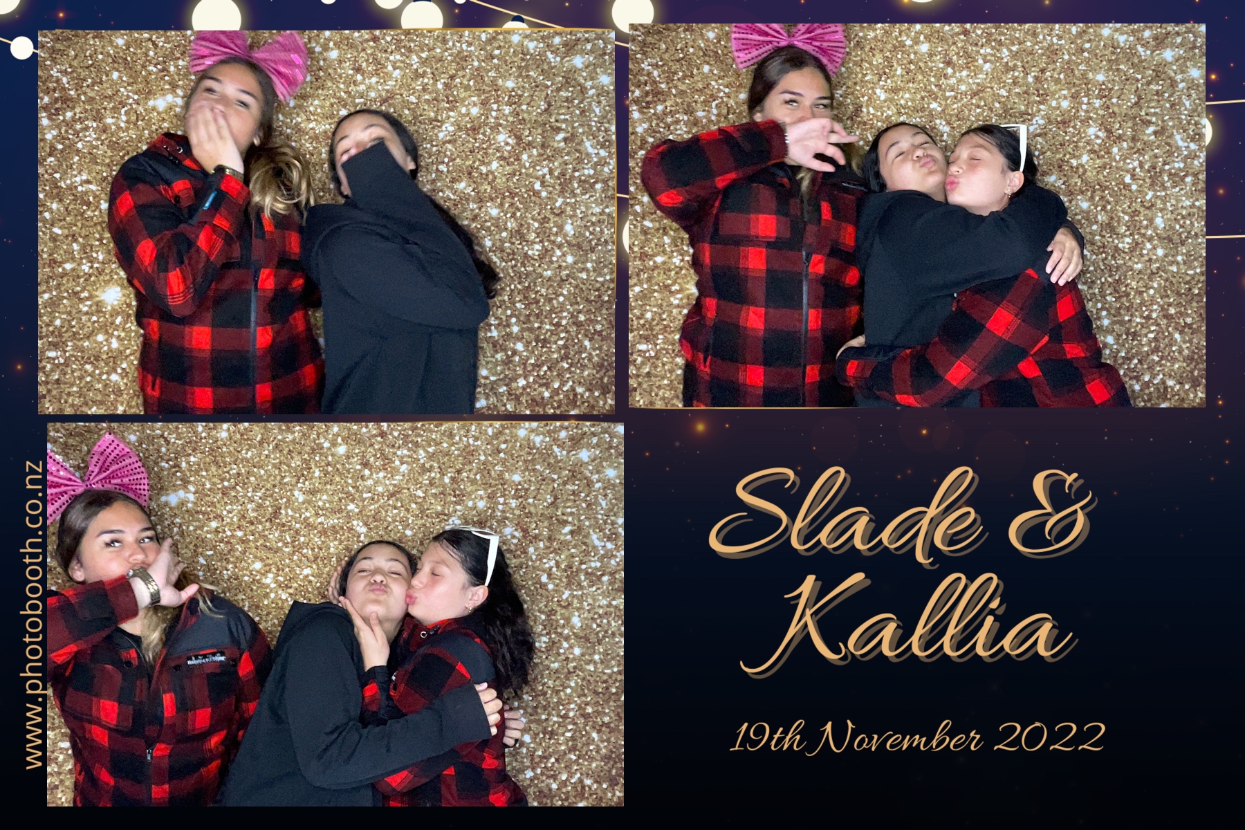 Slade & Kallia's Wedding  | View more photos from the event at gallery.photobooth.co.nz/u/SelfieCentral/Slade-Kallias-Wedding