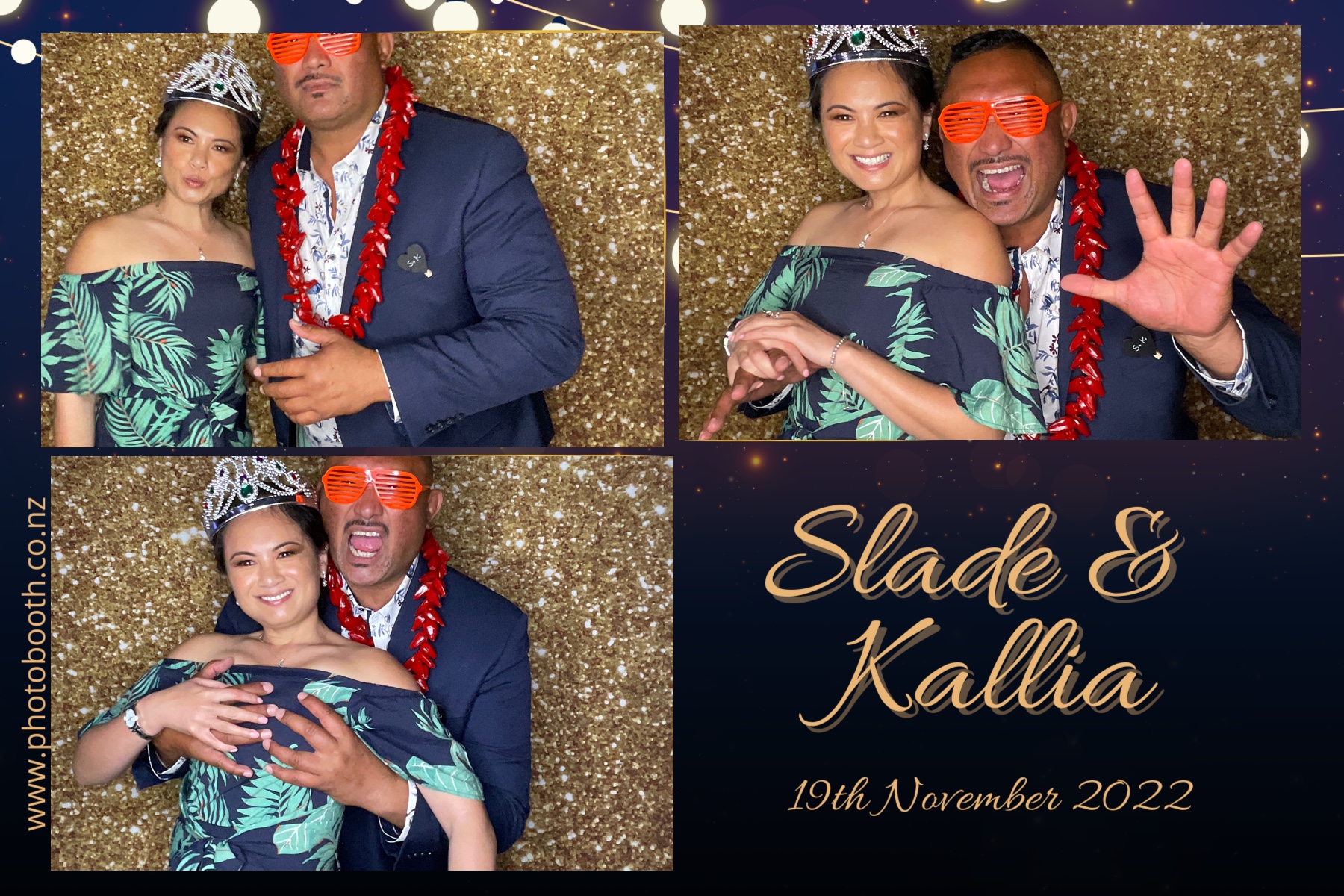 Slade & Kallia's Wedding  | View more photos from the event at gallery.photobooth.co.nz/u/SelfieCentral/Slade-Kallias-Wedding