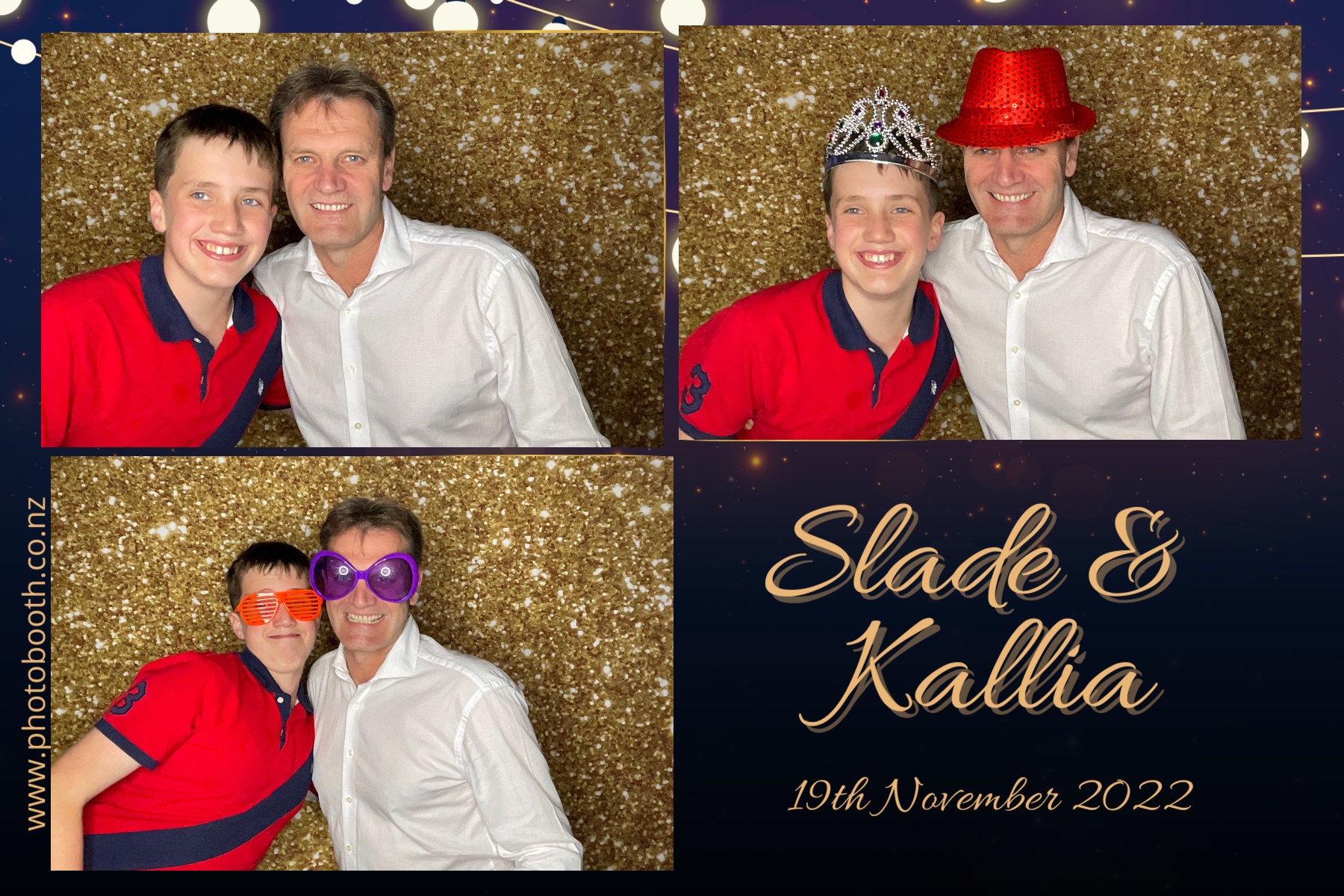 Slade & Kallia's Wedding  | View more photos from the event at gallery.photobooth.co.nz/u/SelfieCentral/Slade-Kallias-Wedding