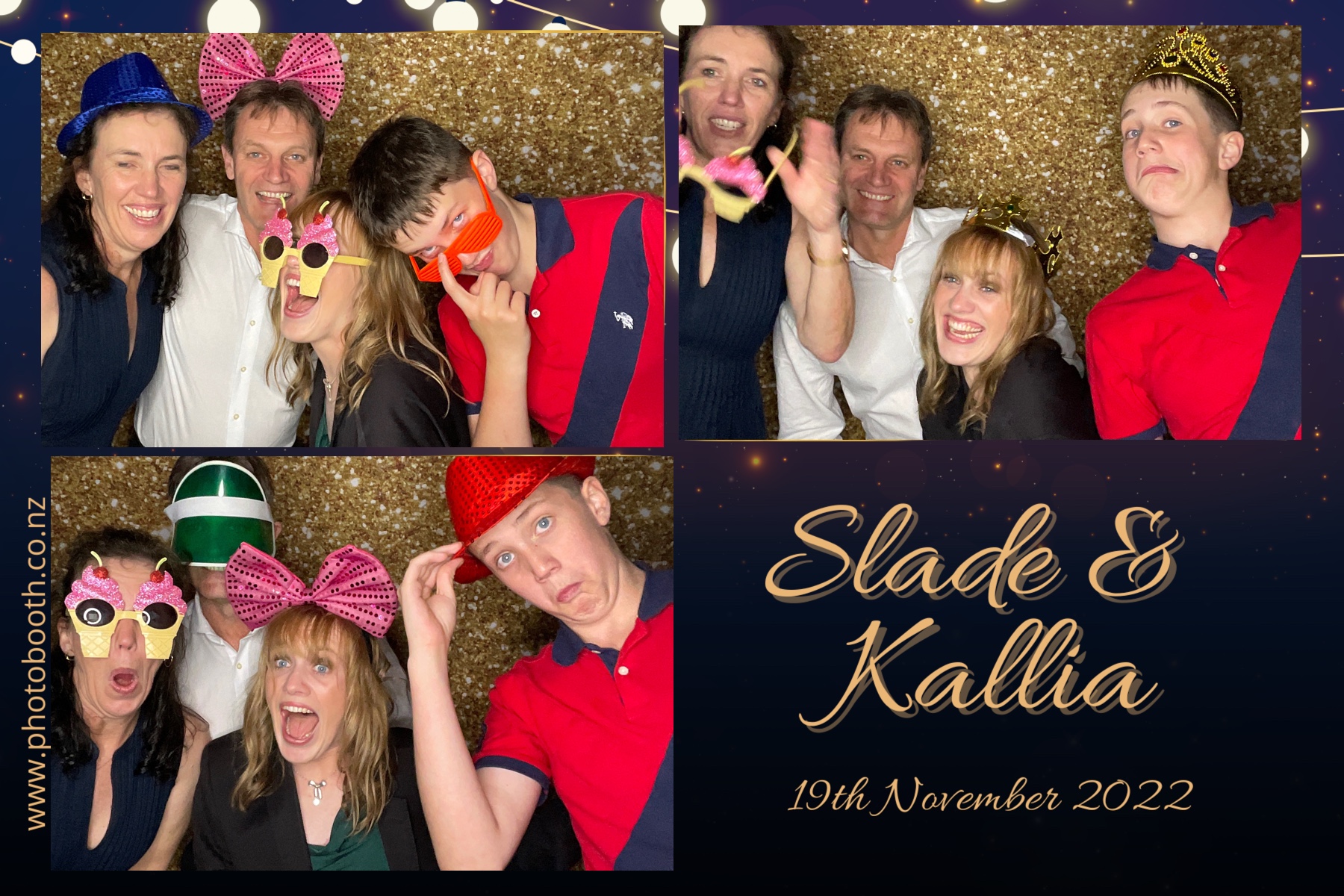 Slade & Kallia's Wedding  | View more photos from the event at gallery.photobooth.co.nz/u/SelfieCentral/Slade-Kallias-Wedding
