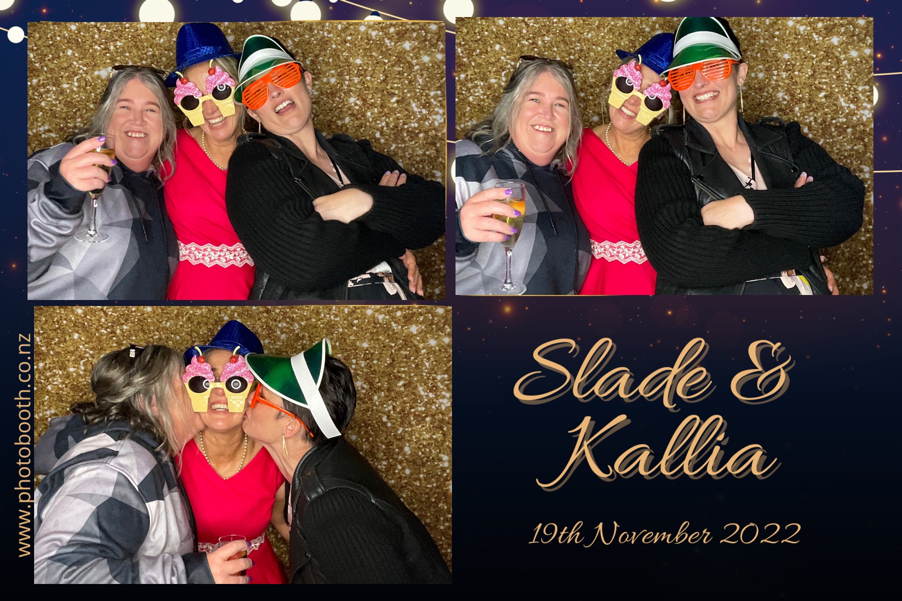 Slade & Kallia's Wedding  | View more photos from the event at gallery.photobooth.co.nz/u/SelfieCentral/Slade-Kallias-Wedding