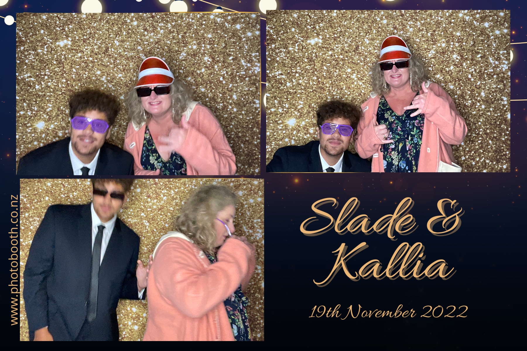 Slade & Kallia's Wedding  | View more photos from the event at gallery.photobooth.co.nz/u/SelfieCentral/Slade-Kallias-Wedding