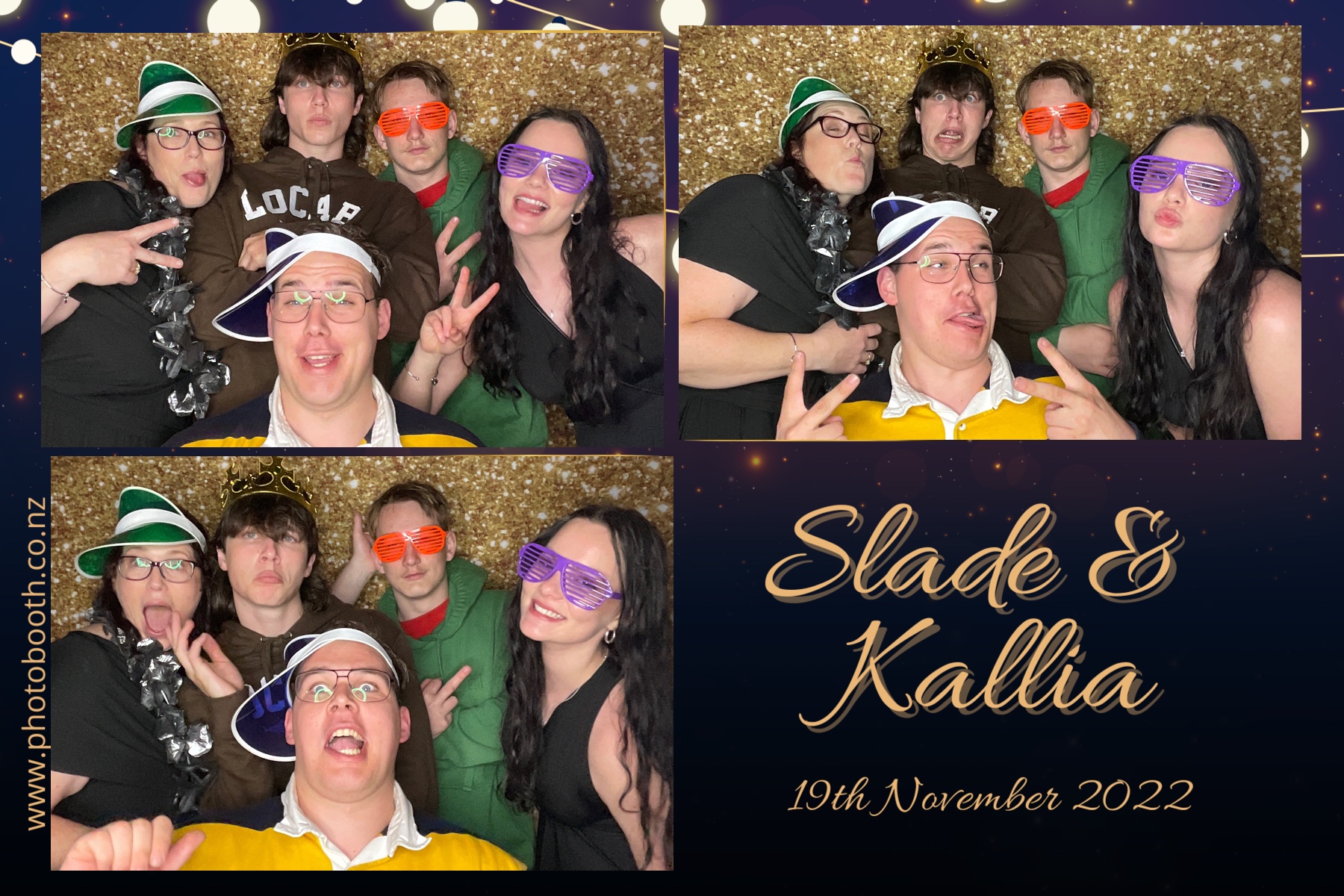 Slade & Kallia's Wedding  | View more photos from the event at gallery.photobooth.co.nz/u/SelfieCentral/Slade-Kallias-Wedding