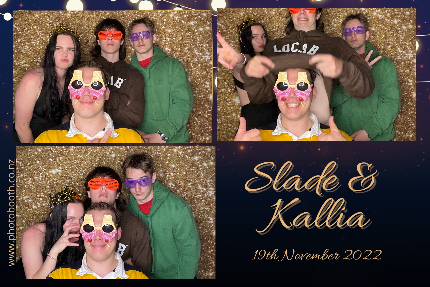 Slade & Kallia's Wedding  | View more photos from the event at gallery.photobooth.co.nz/u/SelfieCentral/Slade-Kallias-Wedding