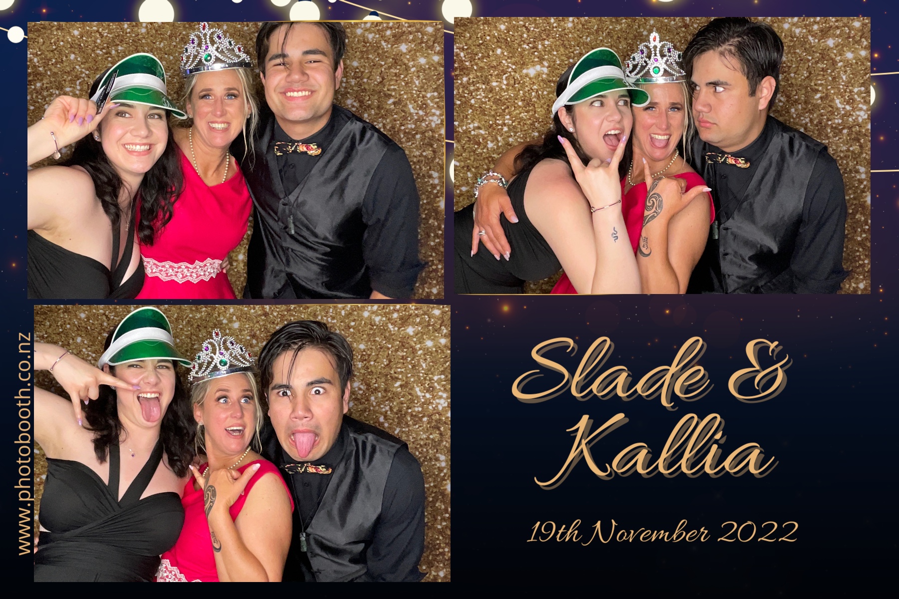 Slade & Kallia's Wedding  | View more photos from the event at gallery.photobooth.co.nz/u/SelfieCentral/Slade-Kallias-Wedding